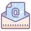 desenho de uma carta representando email