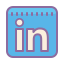 desenho do logo do linkedin